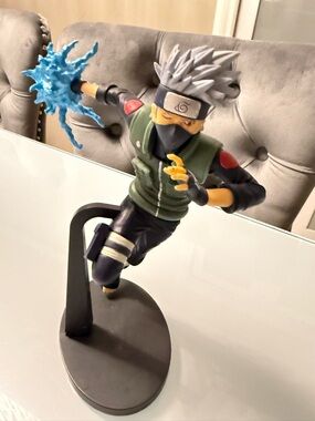 Kakashi Hatake Figure Naruto Anime Chidori Action Figure Statue